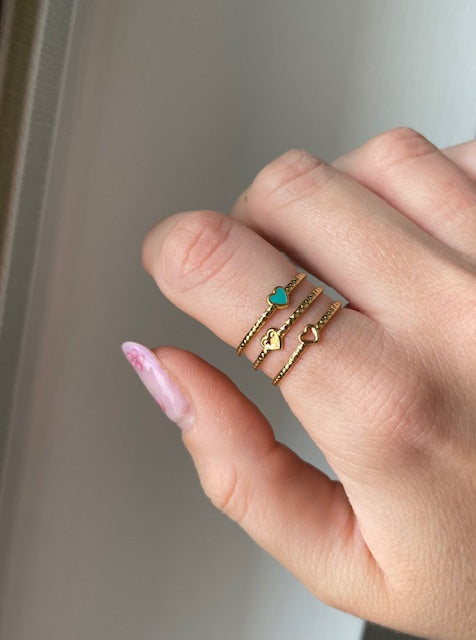 Anello Cuore 3 file