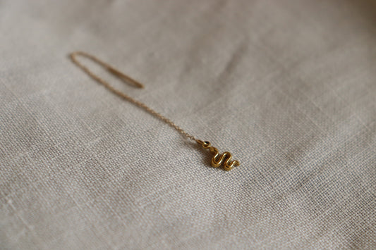 Mono Orecchino pendente Snake  