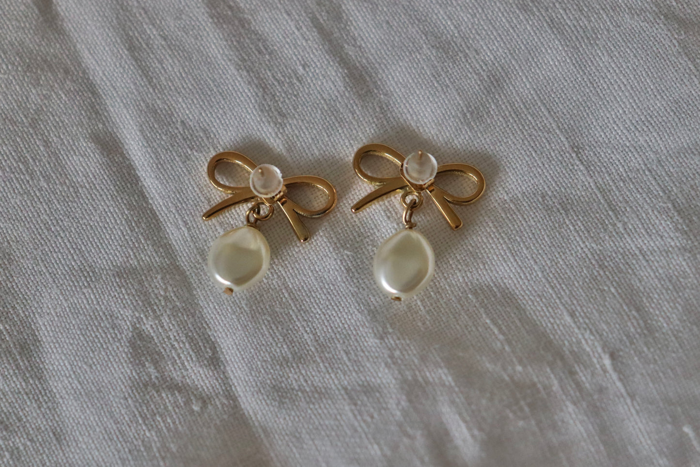 Orecchini Bow Pearl