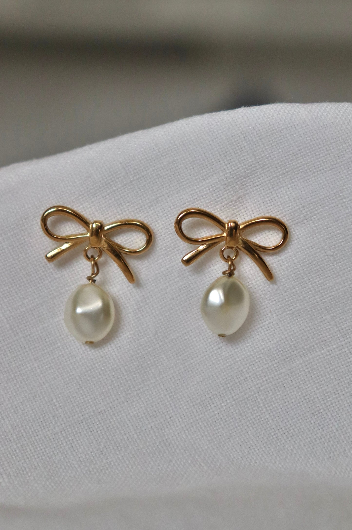 Orecchini Bow Pearl