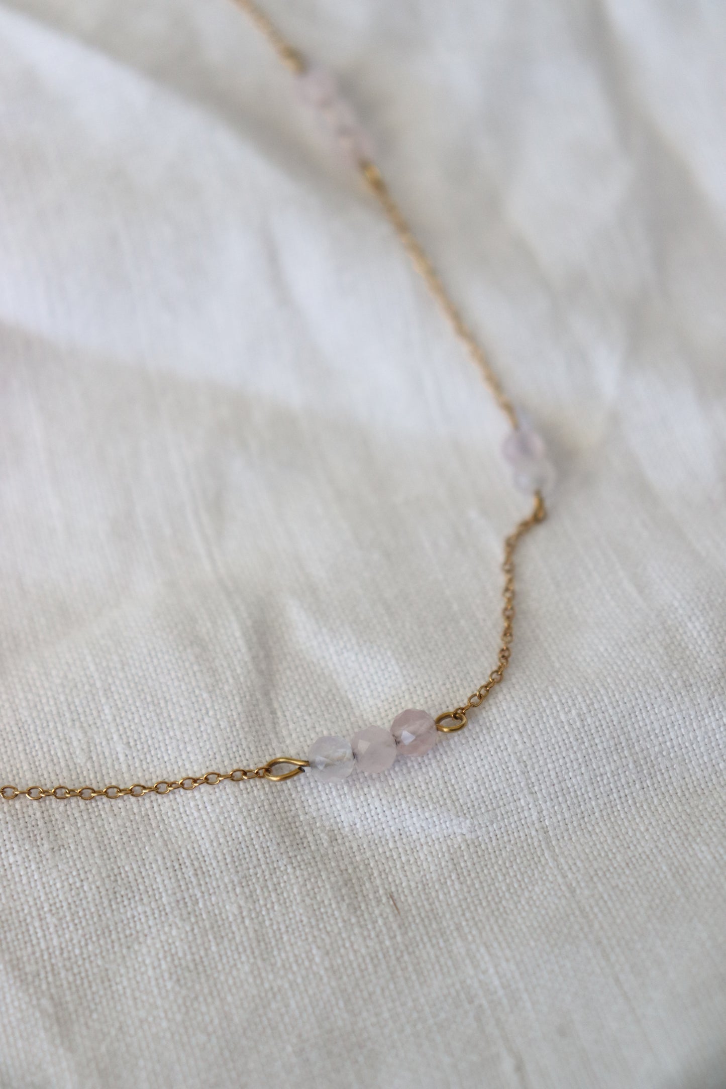 Collana Alira Quarzo rosa