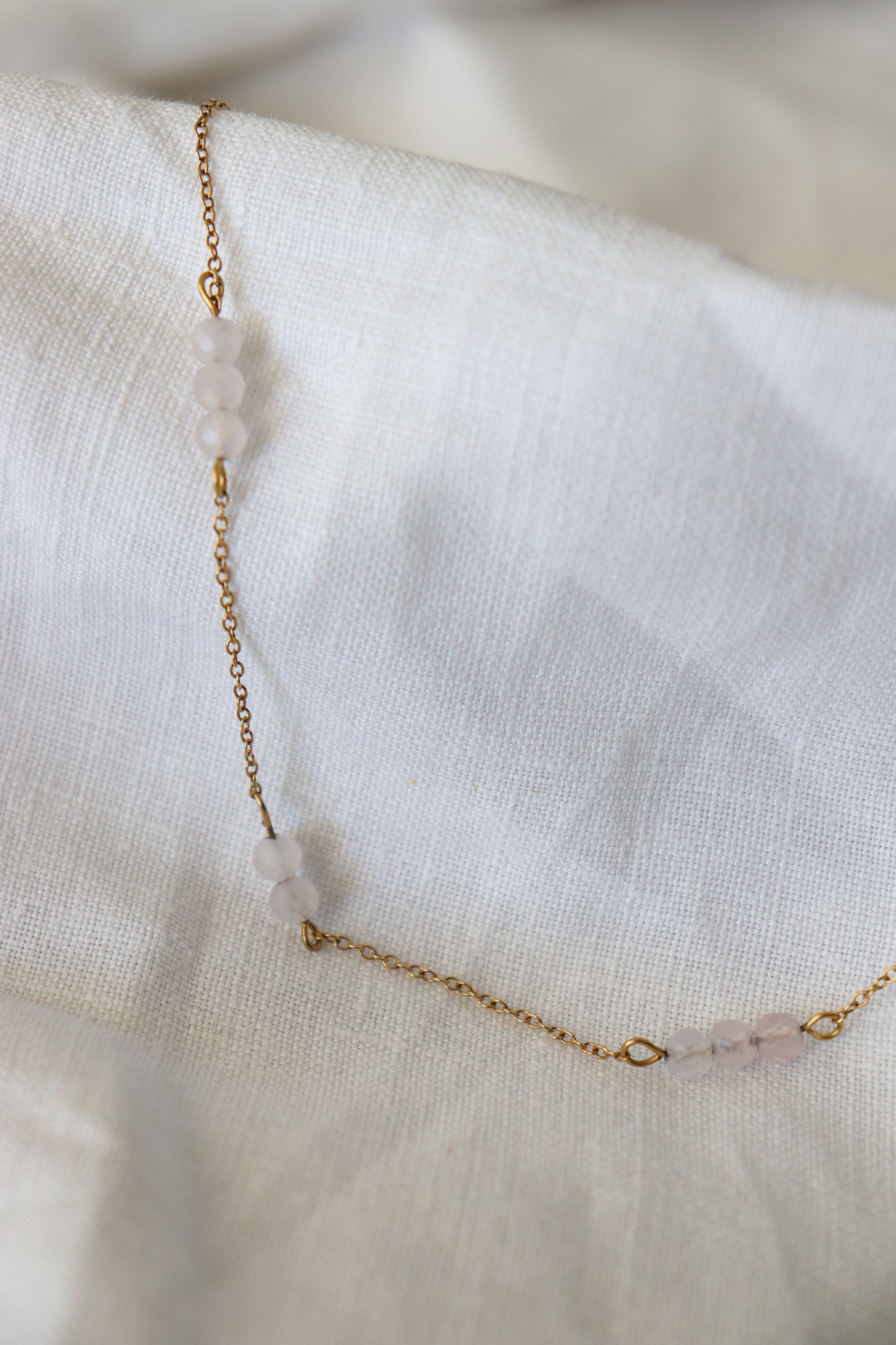 Collana Alira Quarzo rosa