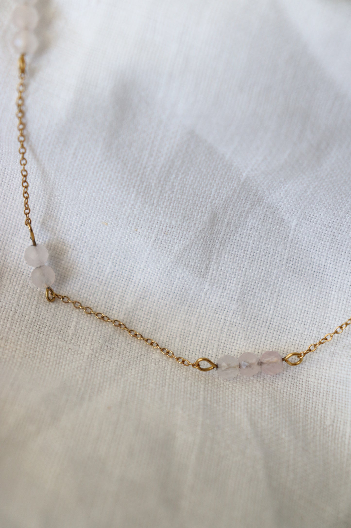 Collana Alira Quarzo rosa