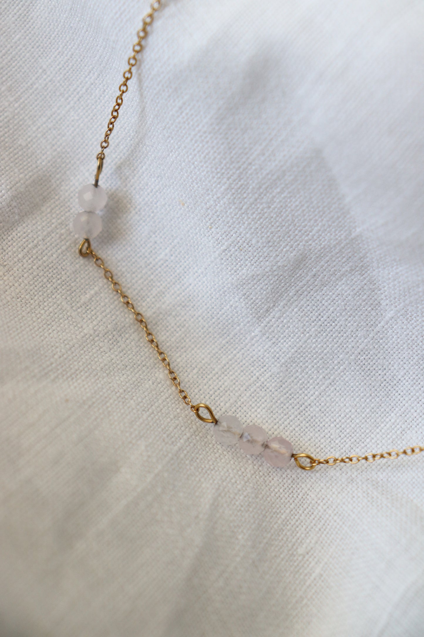 Collana Alira Quarzo rosa