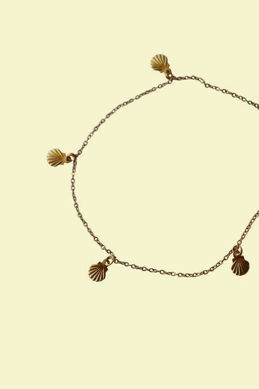 Cavigliera donna gioiello conchiglia mare estate