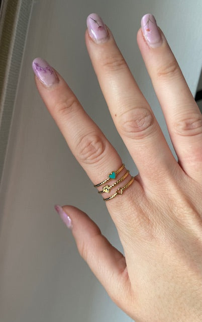Anello Cuore 3 file