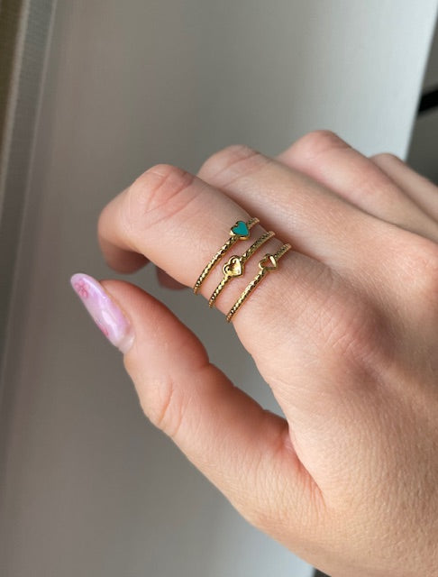 Anello Cuore 3 file
