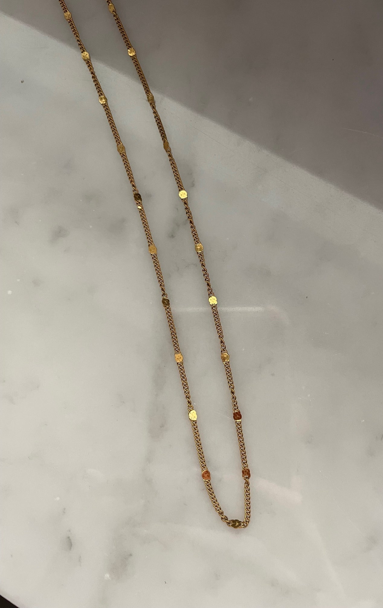Collana catenella riflettente