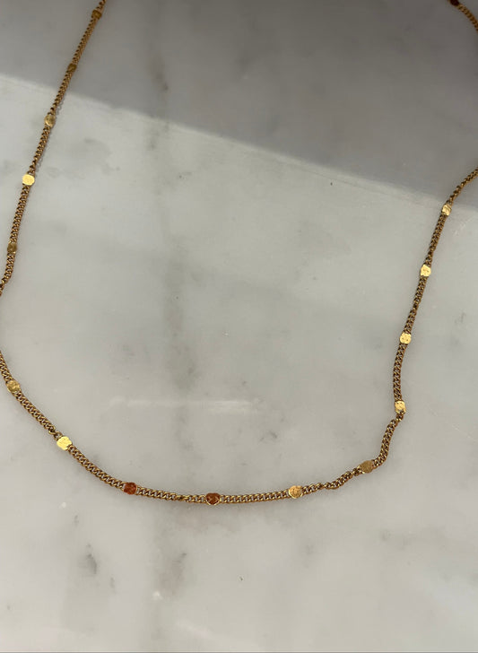 Collana catenella riflettente
