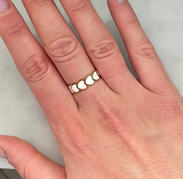 Anello Cuori